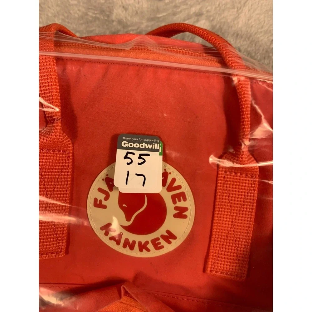 Fjällräven Kånken Classic Womens M Pink Backpack Internal Name/address Label